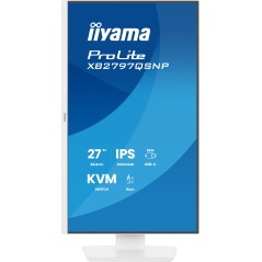 iiyama ProLite XB2797QSNP-W1 27" IPS 2K Monitor - Stunning 2560 x 1440 Resolution, HDMI, DisplayPort & USB-C, 75Hz Refresh Rate 